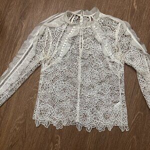 White lace Blouse